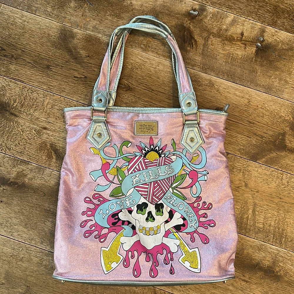 Vintage ED HARDY Tote Bag